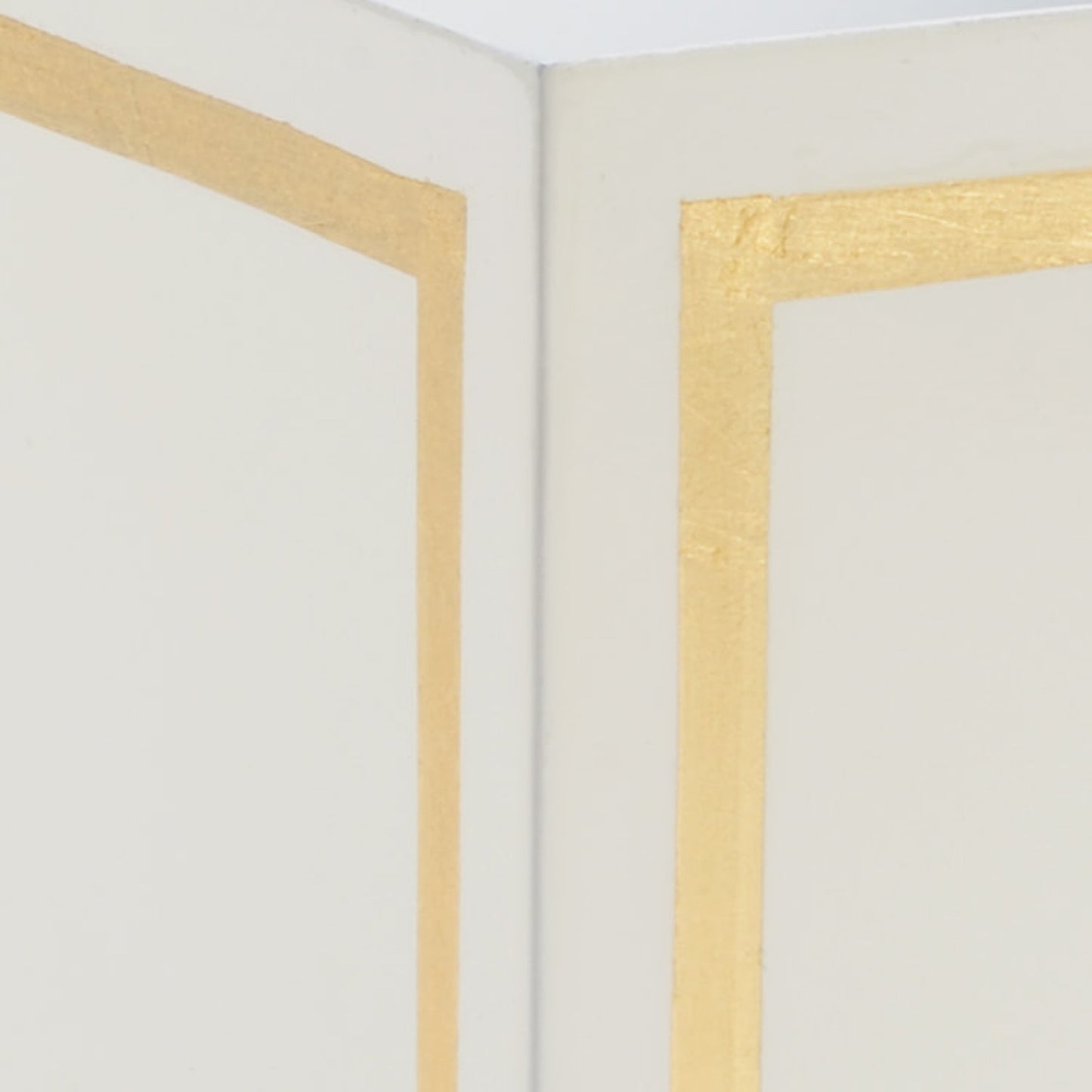 001 SR-836941 | Closeup | Ibiza Tissue Box by Chelsea House in cream, metallic gold. Made from metal in a transitional style.