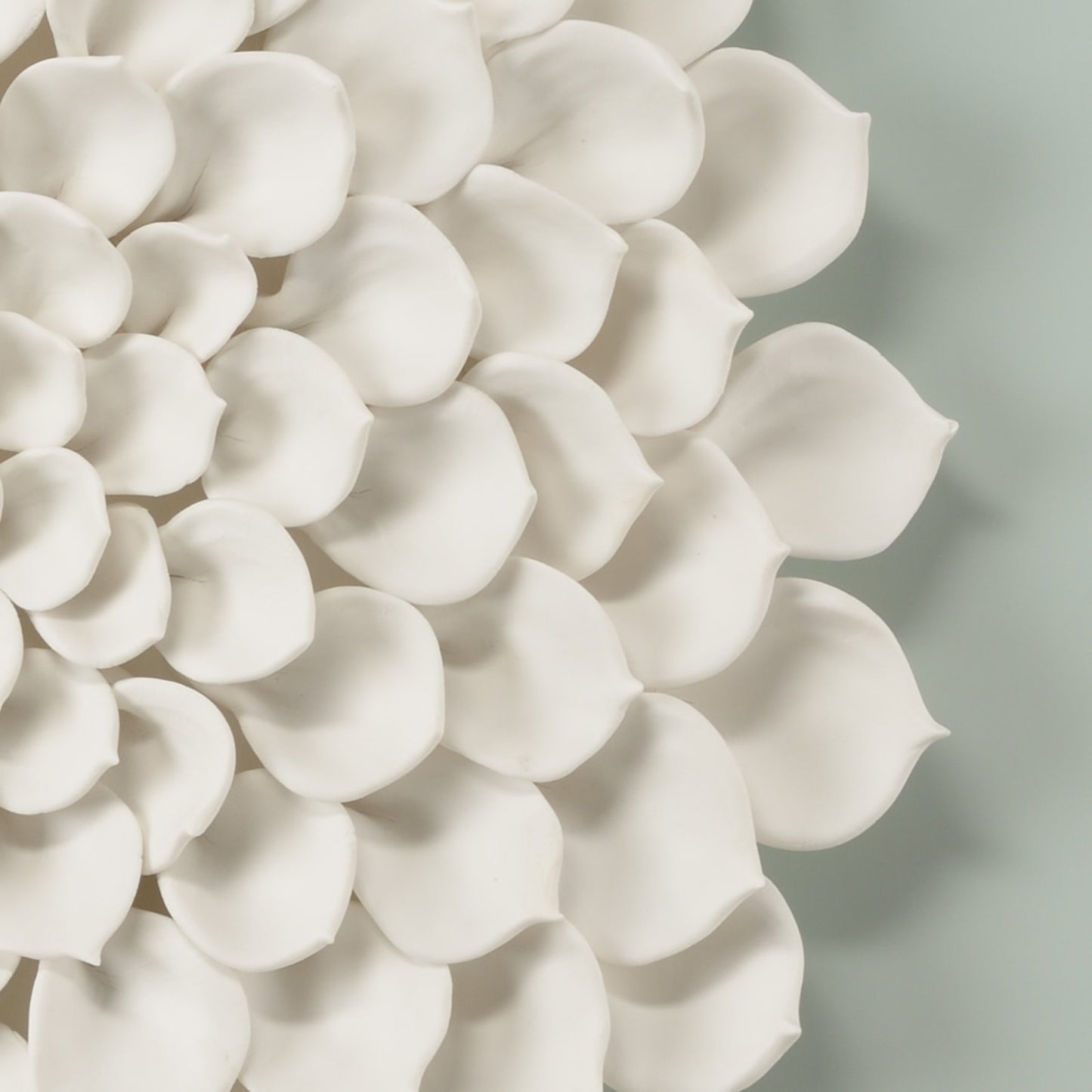 004 SR-837035 | Additional Silo | Succulent Wall Sculpture by Chelsea House in white, clear, mint green. Made from ceramic, acrylic, wood in a transitional style.