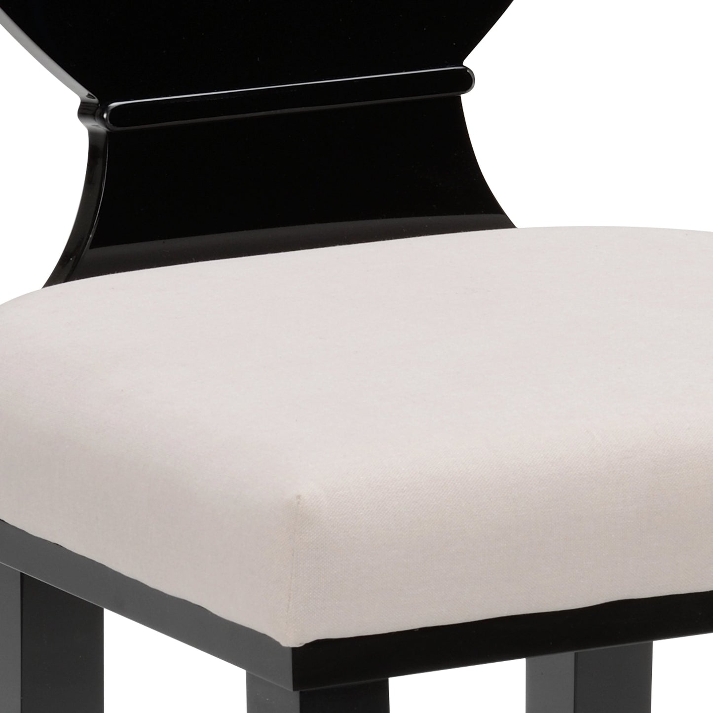 004 SI-2105235 | Closeup | Regency Hall Chair by Chelsea House. Made from acrylic/muslin in a modern style.