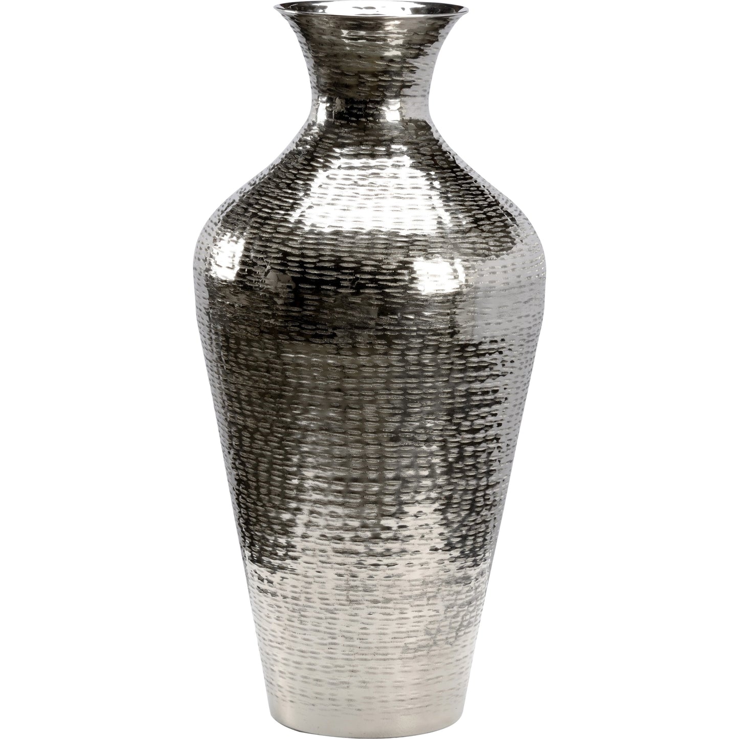 001 SI-2105407 | Primary Silo | Henkley Vase by Chelsea House in polished nickel. Made from aluminum in a modern style.
