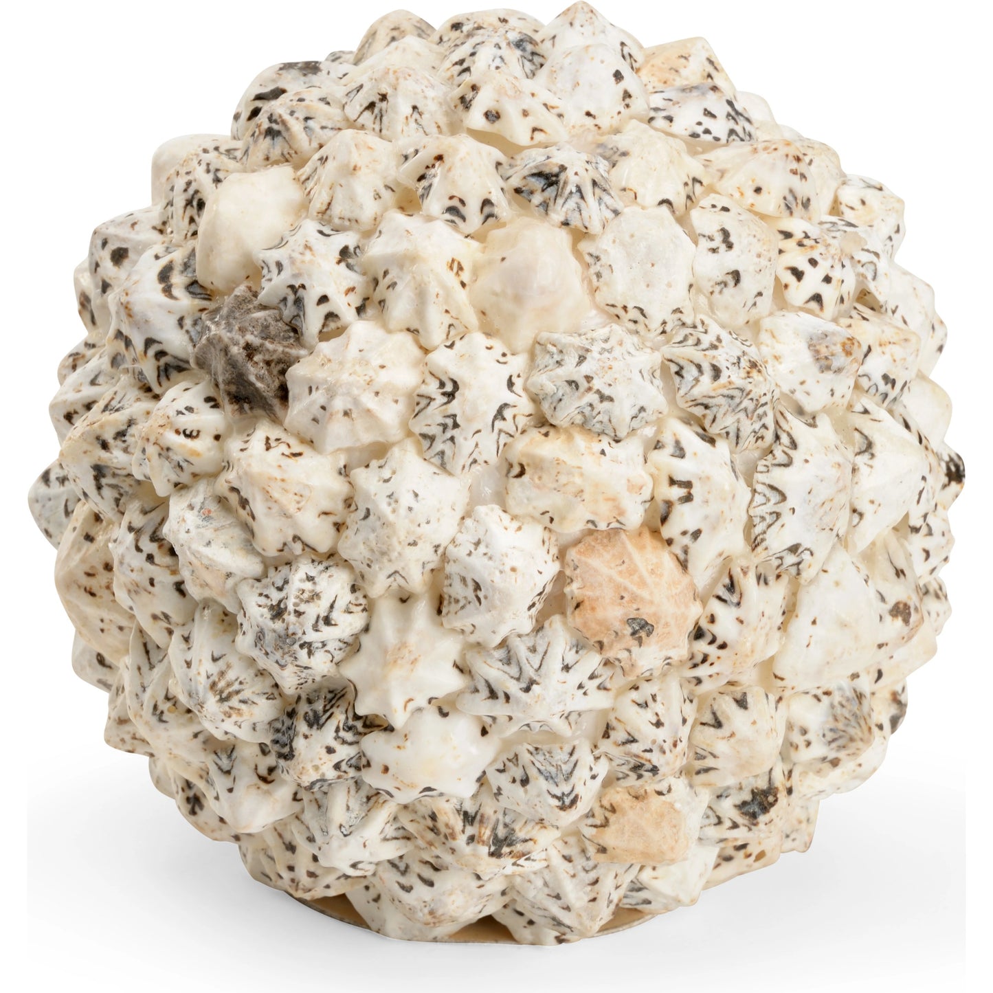 009 SI-2105424 | Additional Silo | Shell Ball by Chelsea House in natural. Made from sacharine shells in a modern style.
