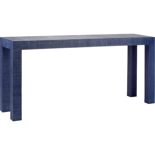 Sanibel Console by Chelsea House. Made from raffia/wood in a modern style.