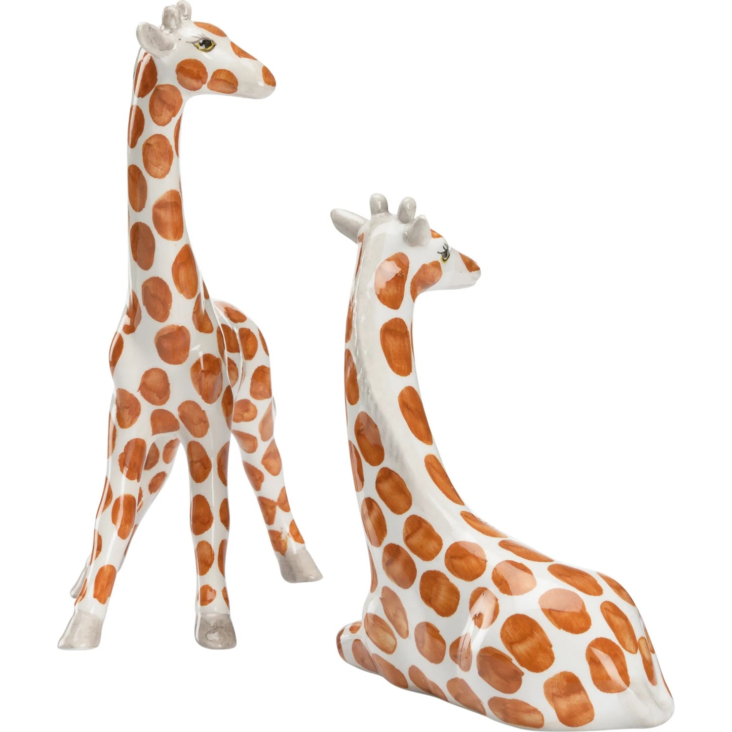 002 SI-2105806 | Additional Silo | Giraffes (Set of 2) by Chelsea House in hand painted. Made from unique in a cottage & farmhouse style.