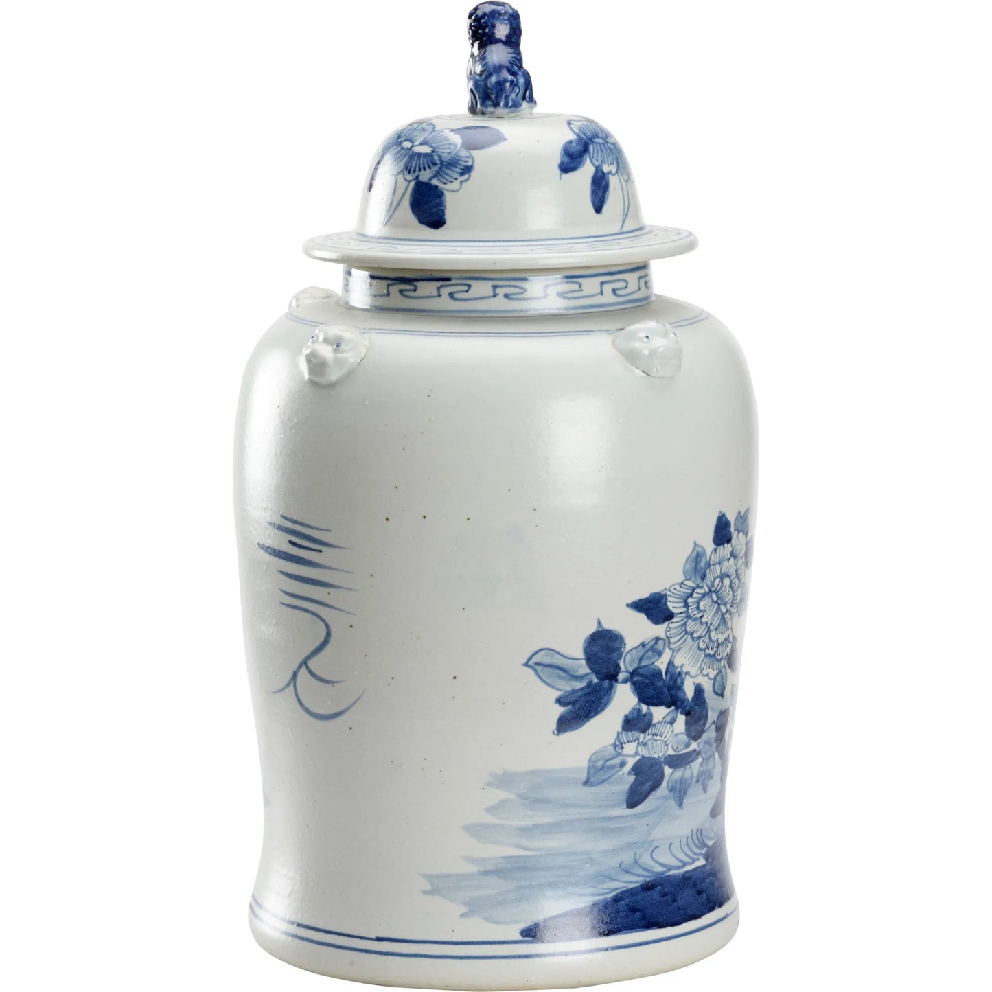 004 SI-2105887 | Additional Silo | Song Garden Ginger Jar by Chelsea House in blue, white glaze. Made from unique in a traditional style.