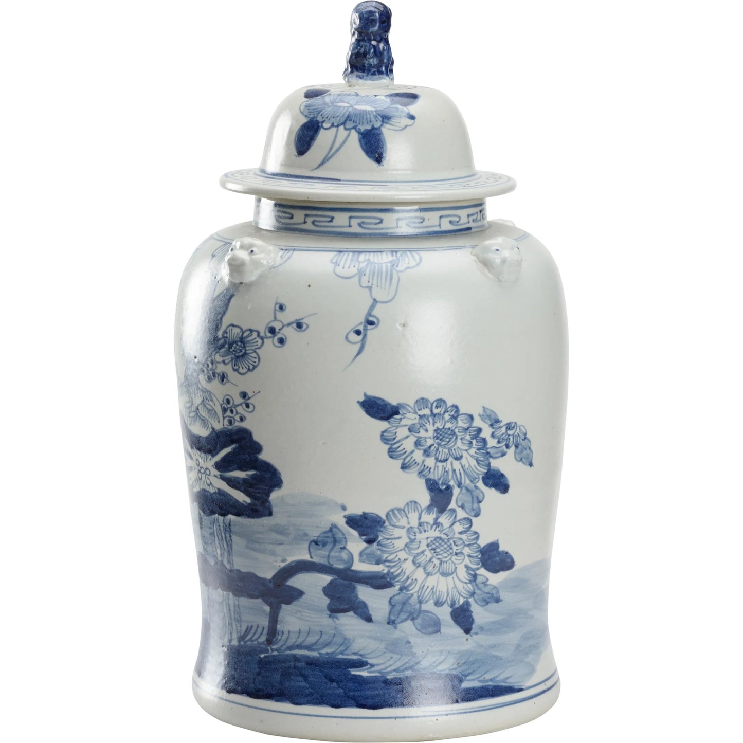 003 SI-2105887 | Additional Silo | Song Garden Ginger Jar by Chelsea House in blue, white glaze. Made from unique in a traditional style.