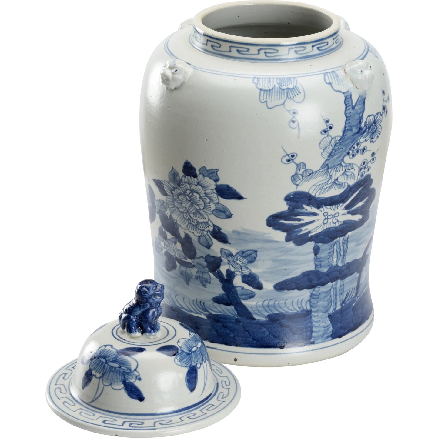 002 SI-2105887 | Additional Silo | Song Garden Ginger Jar by Chelsea House in blue, white glaze. Made from unique in a traditional style.