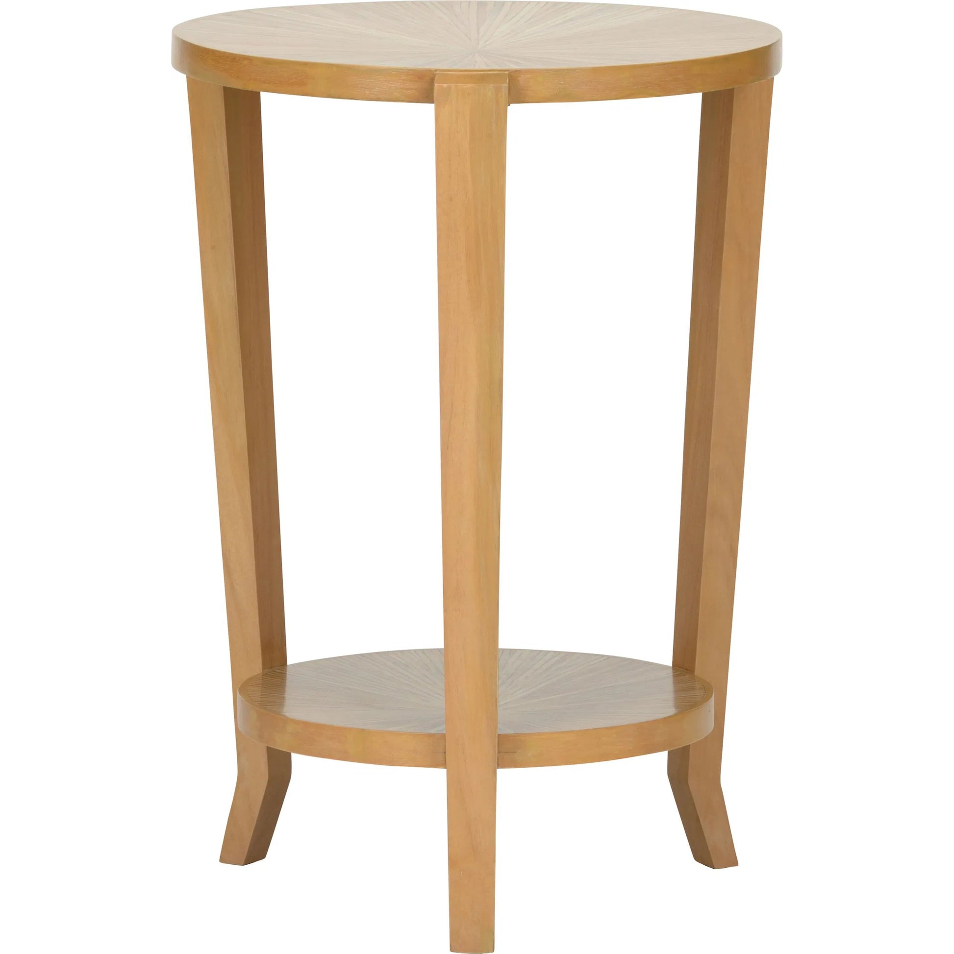 Pasha Two Tier Side Table by Chelsea House in natural brown. Made from unique in a transitional style.