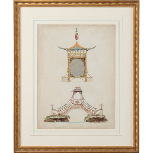 001 SR-382713 | Primary Silo | Garden Follies III by Chelsea House in giclee print. Made from unique in a traditional style.