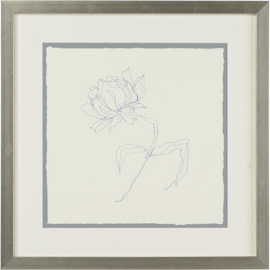 001 SR-383569 | Primary Silo | Pen and Ink Floral-Tulip by Chelsea House in on watercolor paper. Made from hand drawn ink in a modern style.