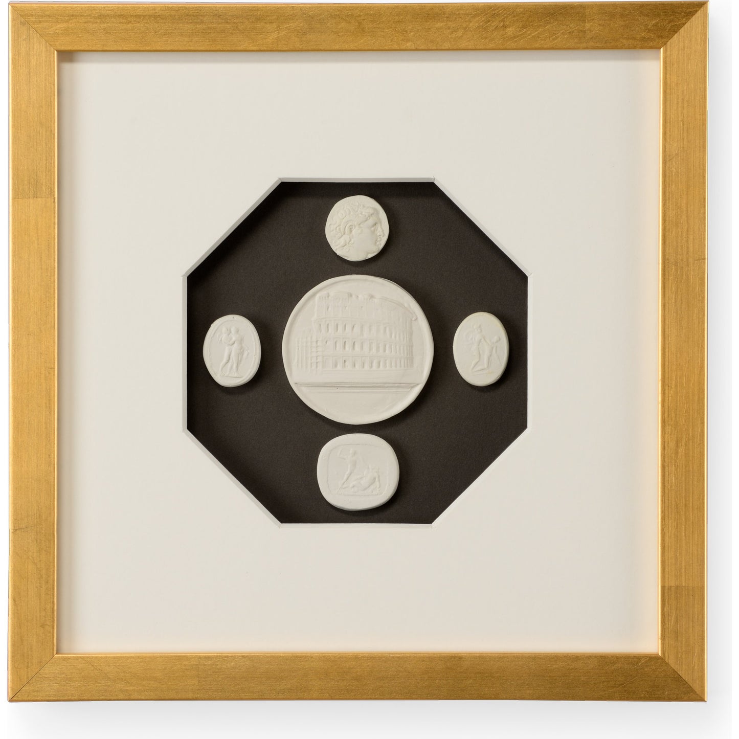 001 SR-837043 | Additional Silo | The Grand Tour Intaglios III by Chelsea House. Made from plaster intaglios in a transitional style.