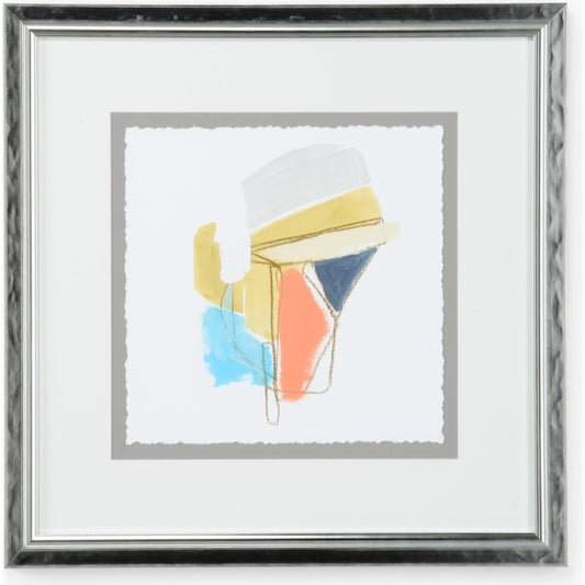 Allegro III by Chelsea House in silver leaf. Made from unique in a modern style.