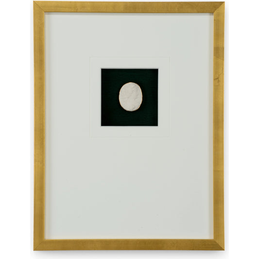 001 SI-2106033 | Primary Silo | Intaglio in Gold I by Chelsea House in gold leaf. Made from plaster intaglios in a modern style.