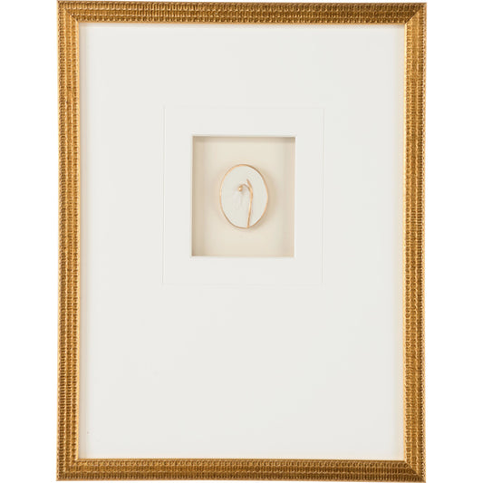 001 SI-2106084 | Primary Silo | Botanical Relief IV by Chelsea House in gold leaf. Made from unique in a modern style.