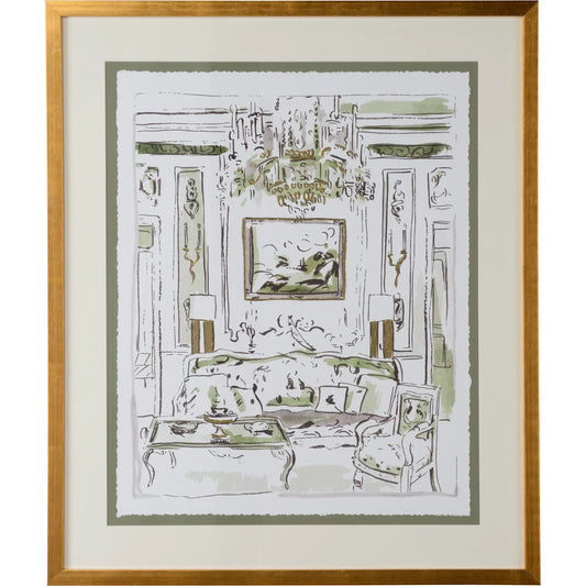 001 SI-2335024 | Primary Silo | The Vintage Room I by Chelsea House in green and giclee print. Made from unique in a traditional style.