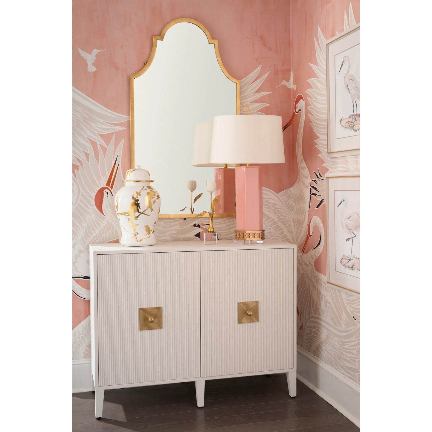 003 SI-2334657 | Lifestyle | A White Heron I by Chelsea House in white, cream and giclee print. Made from unique in a coastal style.