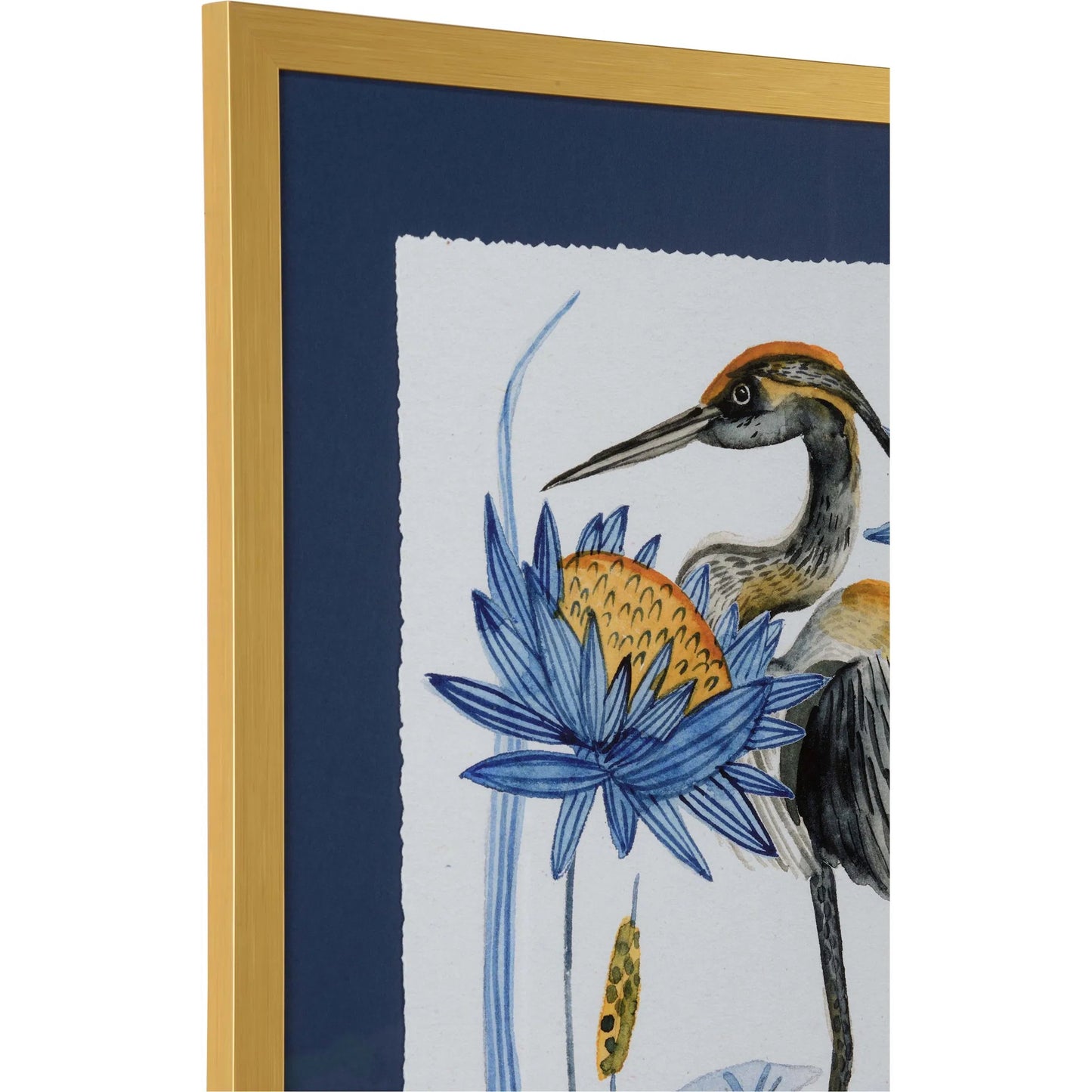 002 SI-2334849 | Additional Silo | Heron Pond I by Chelsea House in blue and giclee print. Made from unique in a unique style.