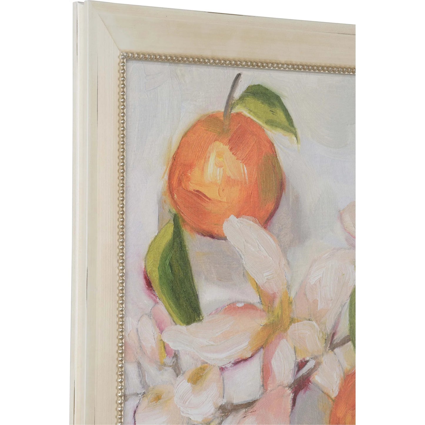 002 SI-2335013 | Closeup | Tangerine Blossoms II by Chelsea House in orange and canvas. Made from unique in a traditional style.