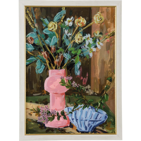 001 SI-2335002 | Primary Silo | Still Life Bouquet I by Chelsea House in pink and canvas. Made from unique in a traditional style.