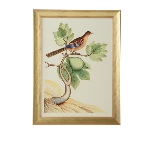 001 SI-2335050 | Primary Silo | Watercolor Birds A by Chelsea House in white, cream and champagne. Made from unique in a traditional style.