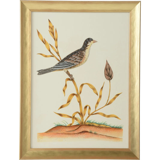 001 SI-2335046 | Primary Silo | Watercolor Birds C by Chelsea House in white, cream and champagne. Made from unique in a traditional style.