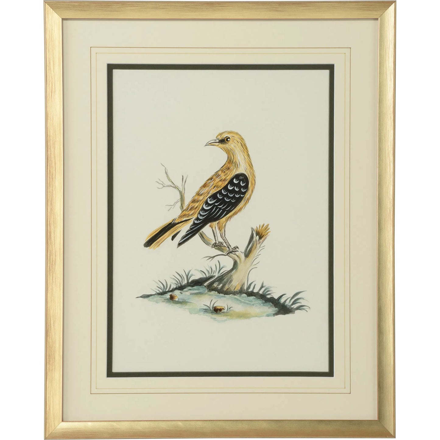 001 SI-2334752 | Primary Silo | Cain Birds A by Chelsea House in white, cream and champagne. Made from unique in a traditional style.