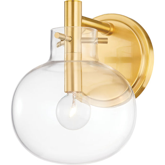 Hempstead Wall Sconce by Hudson Valley. Made from steel in a transitional style.