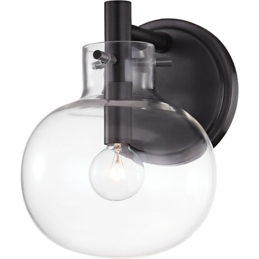 Hempstead Wall Sconce by Hudson Valley. Made from steel in a transitional style.