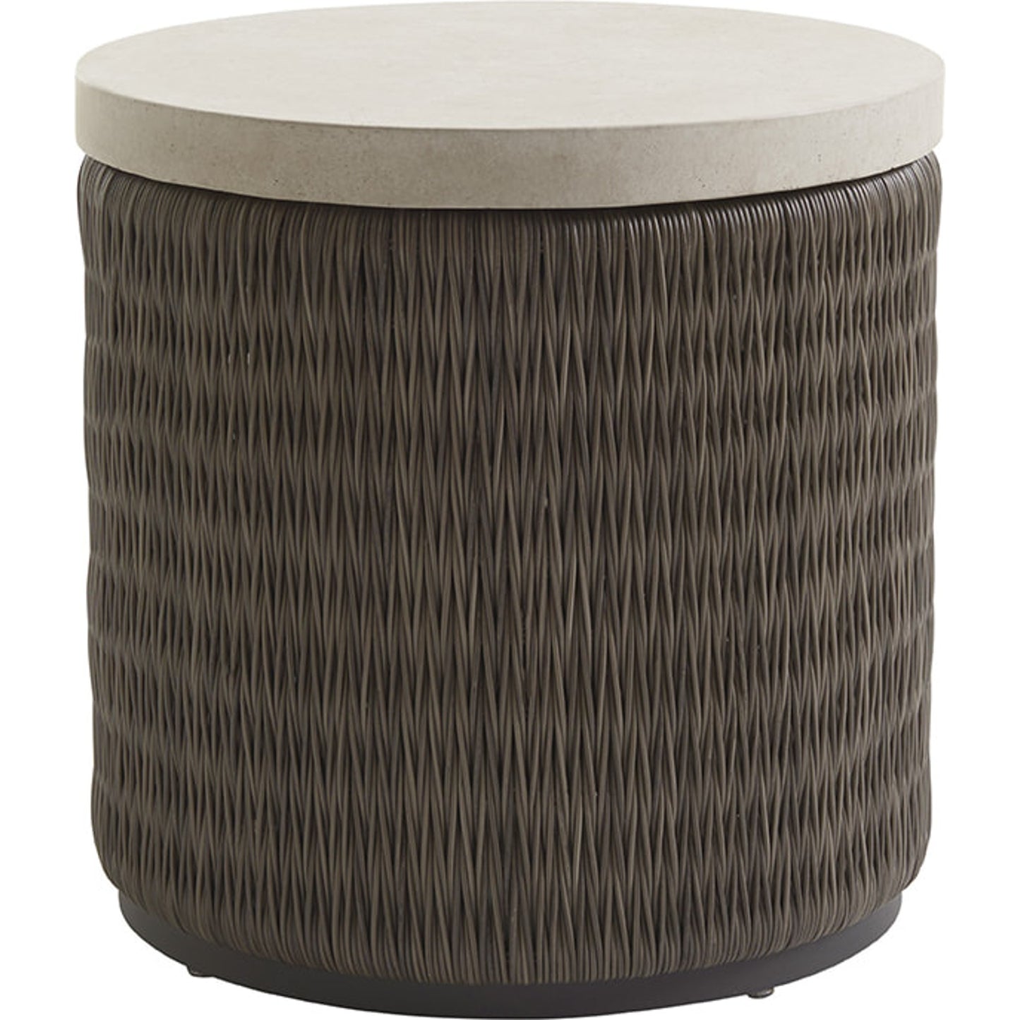 001 SR-836764 | Additional Silo | Cypress Point Ocean Terrace Round End Table by Tommy Bahama Outdoor. Made from unique in a coastal style.