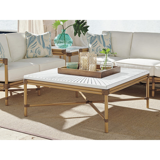 Key Largo Cocktail Table by Tommy Bahama Outdoor. Made from unique in a coastal style.