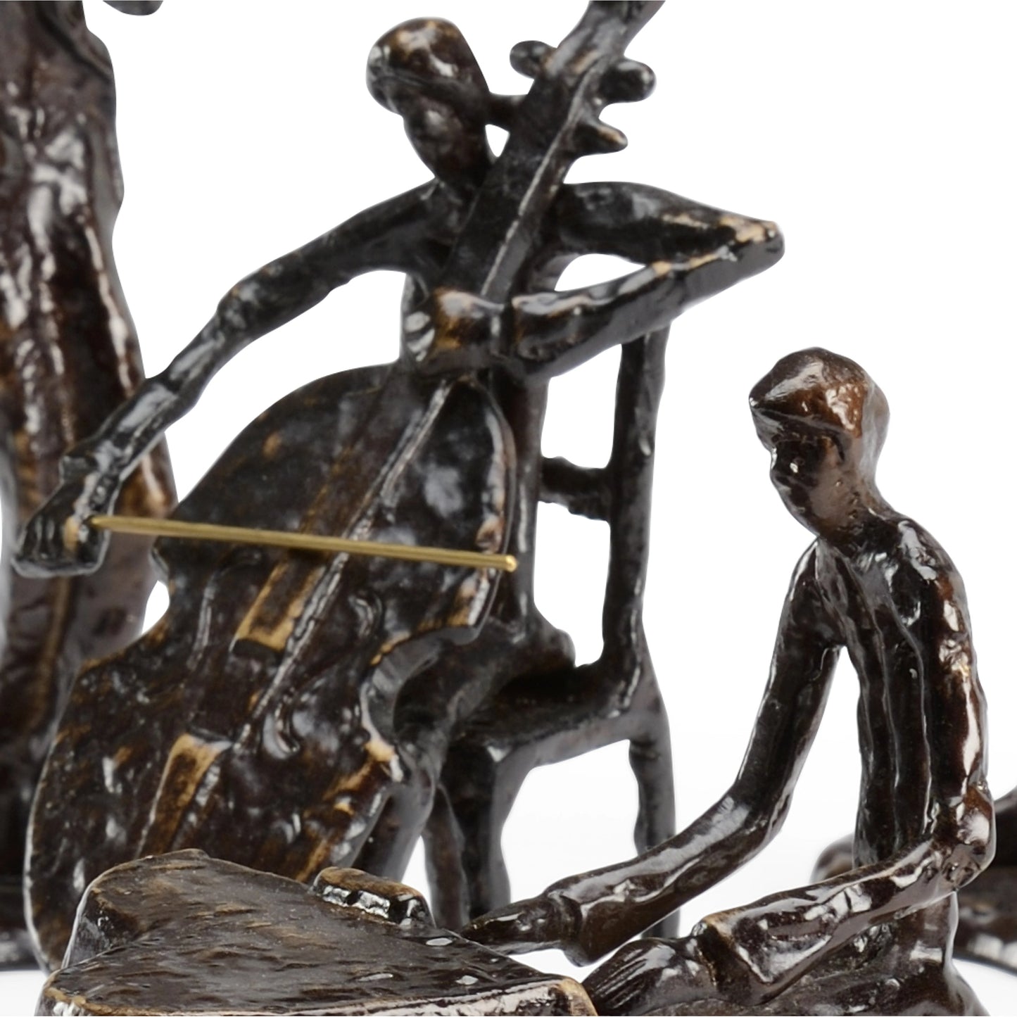 002 SR-386133 | Closeup | Orchestra by Wildwood in patinated. Made from cast bronze in a eclectic & global style.