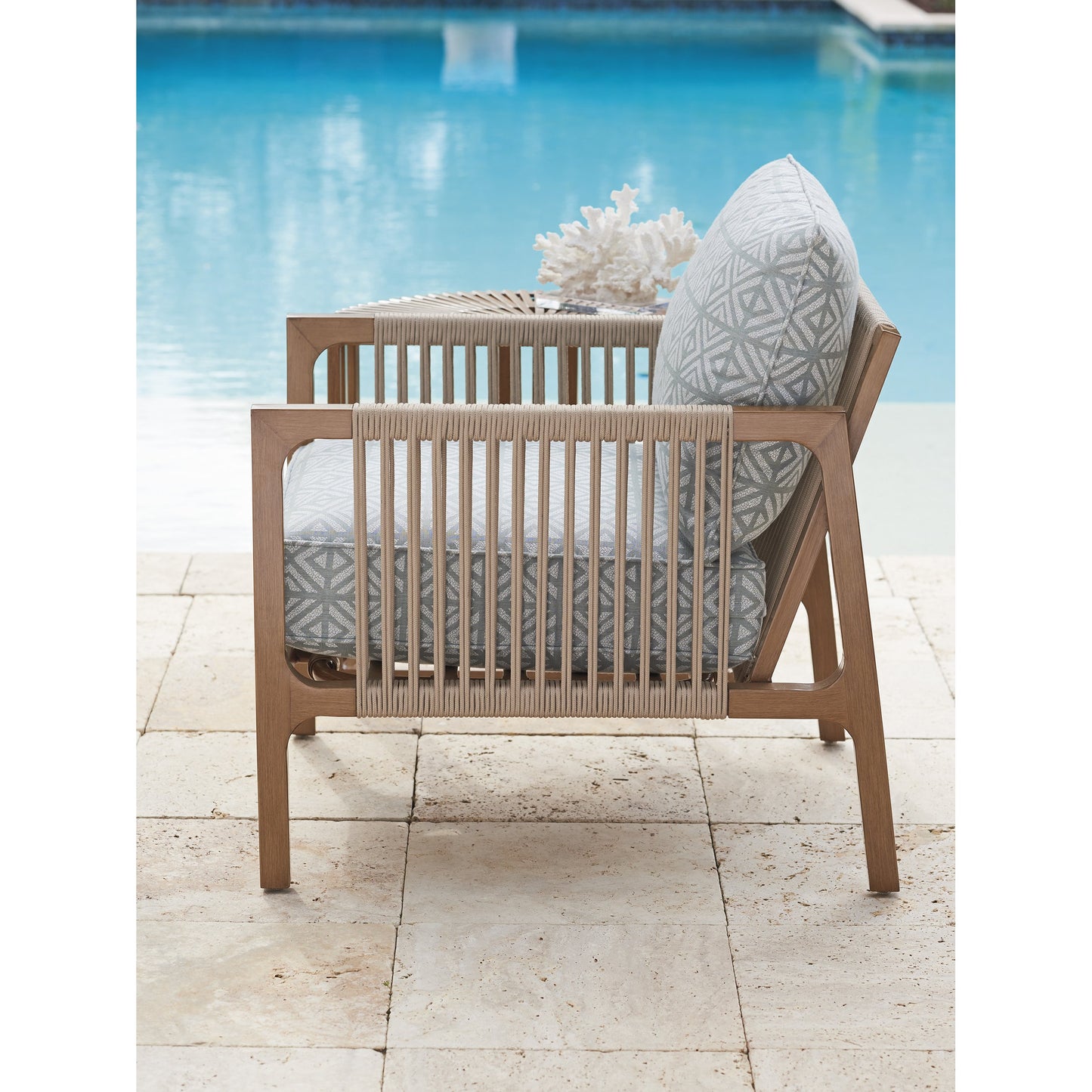 008 SR-836707 | Lifestyle | St Tropez Occasional Chair by Tommy Bahama Outdoor. Made from unique in a coastal style.