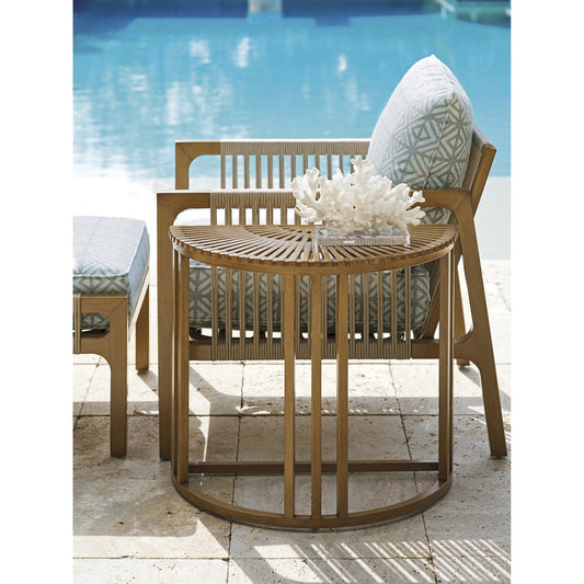 St Tropez Demilune End Table by Tommy Bahama Outdoor. Made from unique in a modern style.