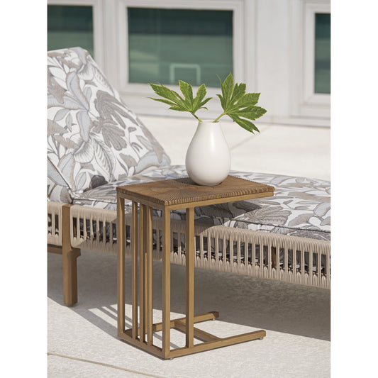 St Tropez Rectangular End Table by Tommy Bahama Outdoor. Made from unique in a transitional style.