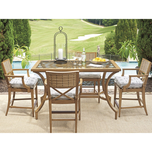 Los Altos Valley View Bistro Table by Tommy Bahama Outdoor. Made from unique in a transitional style.