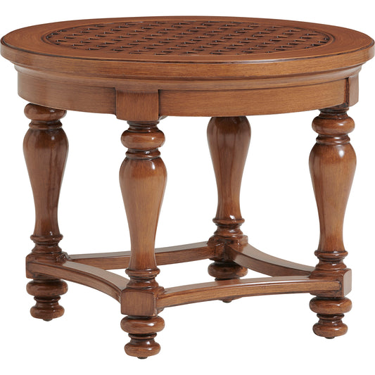 001 SR-836768 | Additional Silo | Harbor Isle Round End Table Turned Legs by Tommy Bahama Outdoor. Made from unique in a traditional style.
