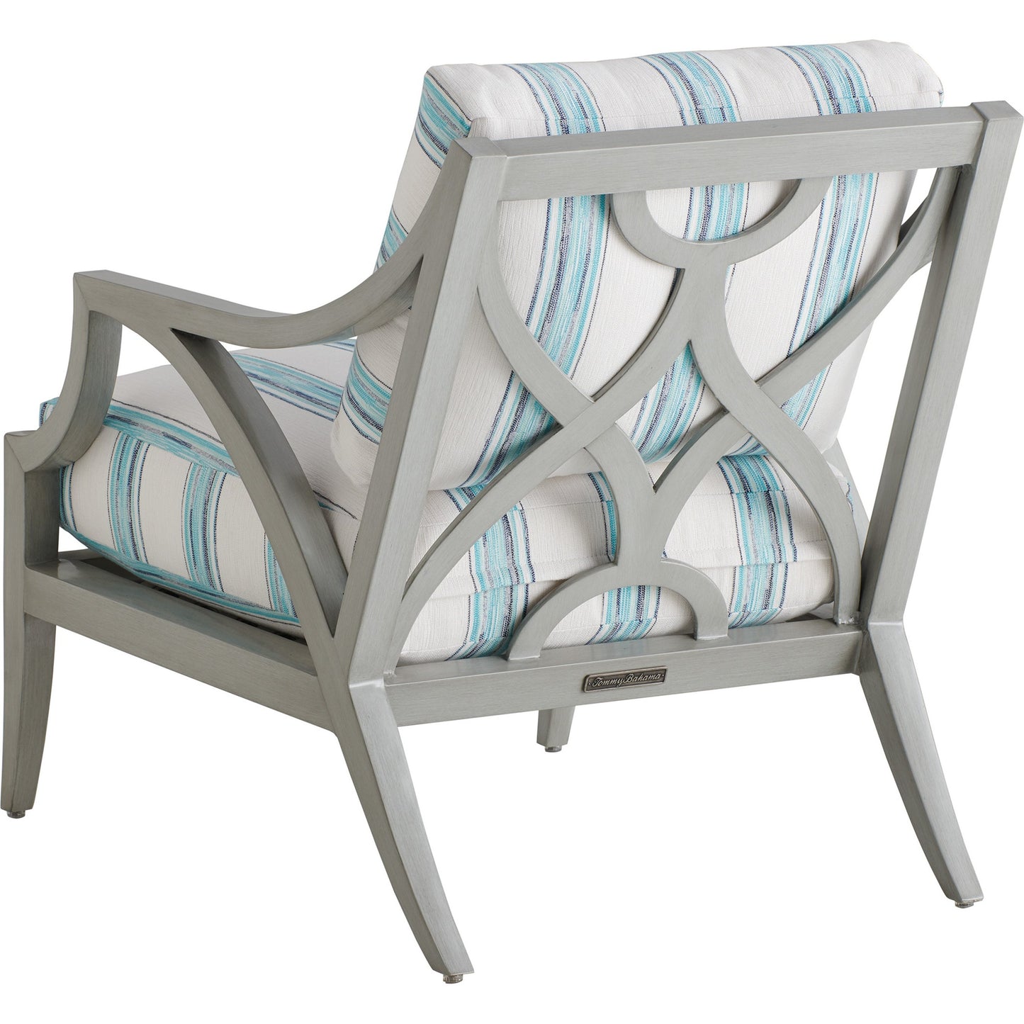 002 SI-1770900 | Additional Silo | Silver Sands Lounge Chair by Tommy Bahama Outdoor in gray oyster shell. Made from unique in a coastal style.