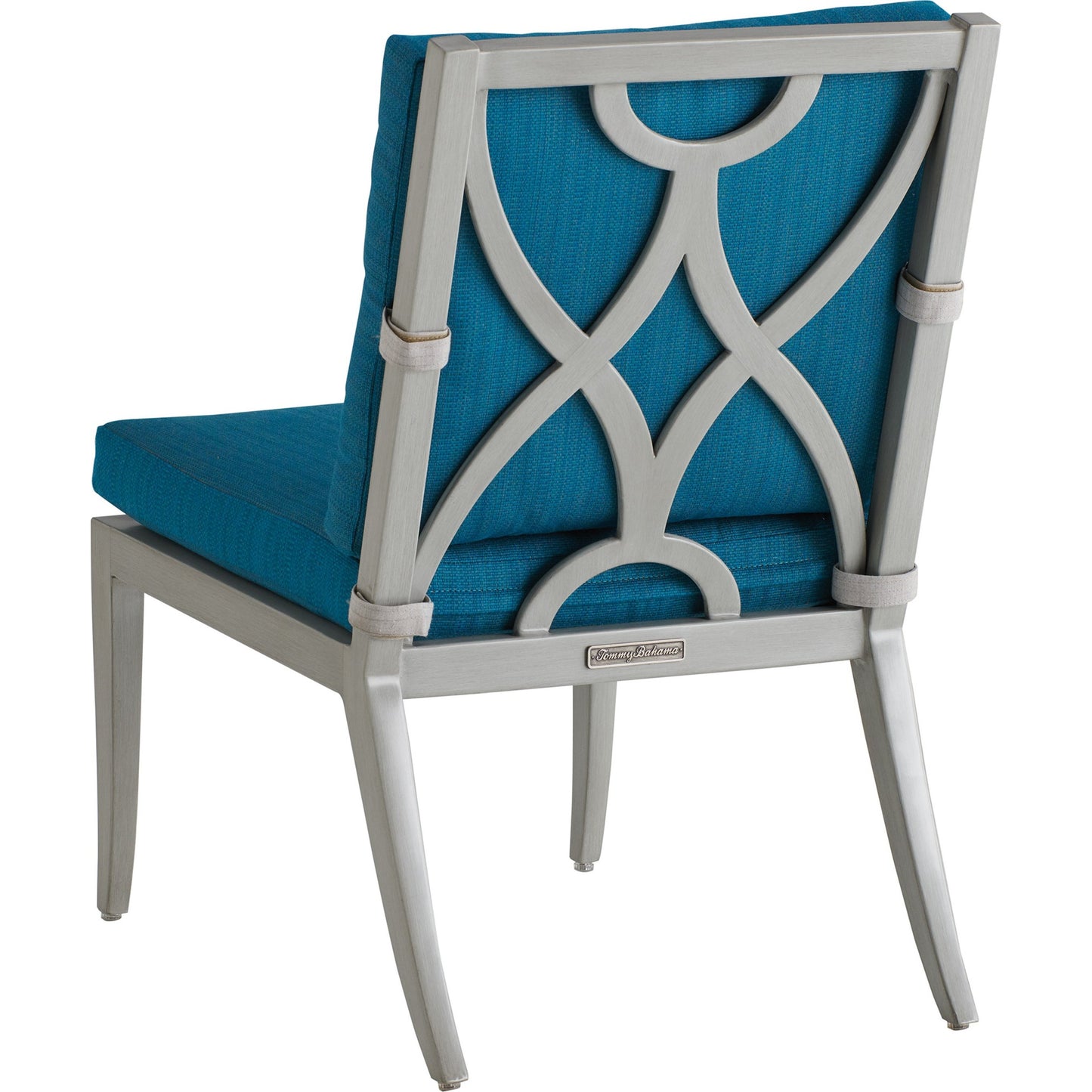 002 SI-1770913 | Additional Silo | Silver Sands Dining Chair by Tommy Bahama Outdoor in gray oyster shell. Made from unique in a coastal style.