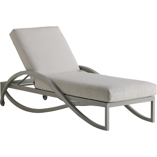 001 SI-1770898 | Primary Silo | Silver Sands Chaise Lounge by Tommy Bahama Outdoor in gray oyster shell. Made from unique in a coastal style.