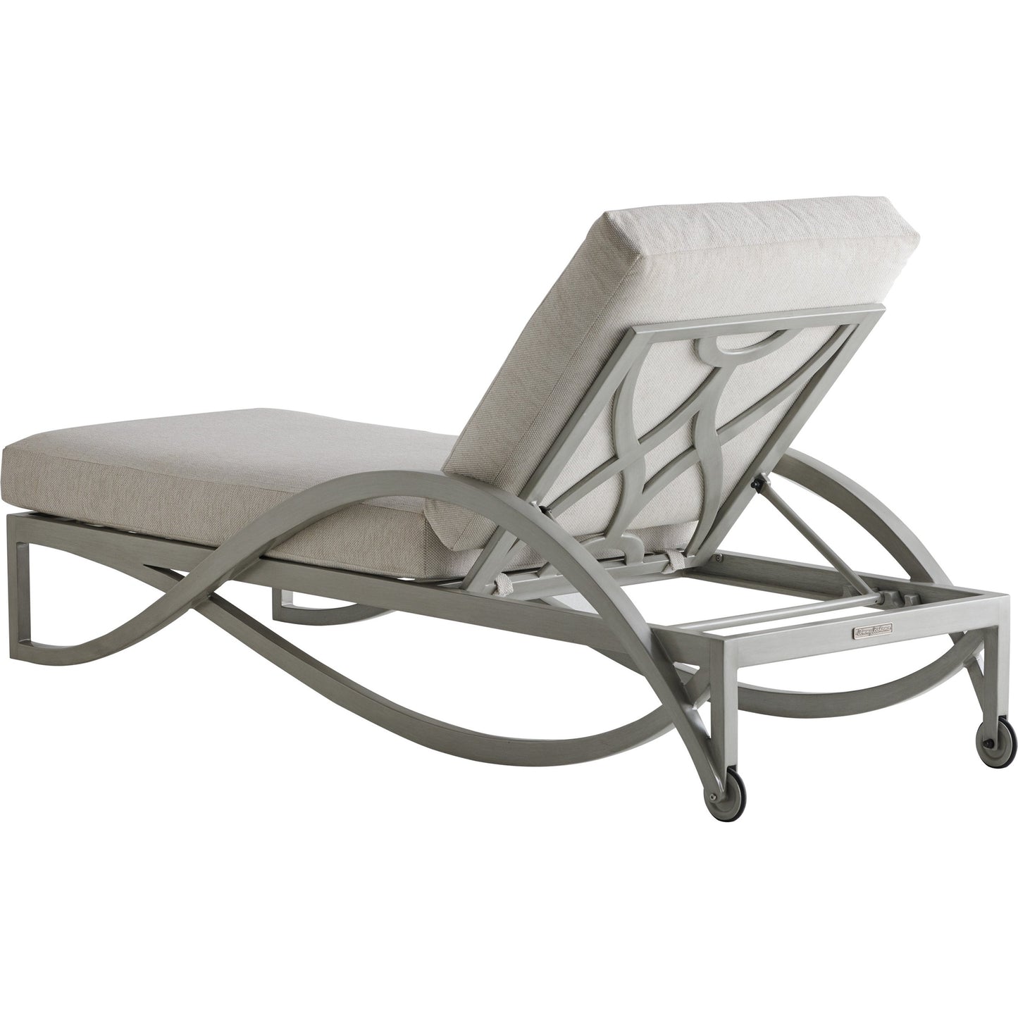 002 SI-1770898 | Additional Silo | Silver Sands Chaise Lounge by Tommy Bahama Outdoor in gray oyster shell. Made from unique in a coastal style.