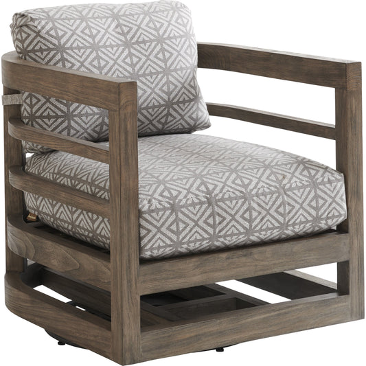 001 SI-1770882 | Primary Silo | La Jolla Swivel Chair by Tommy Bahama Outdoor in vintage. Made from unique in a eclectic & global style.