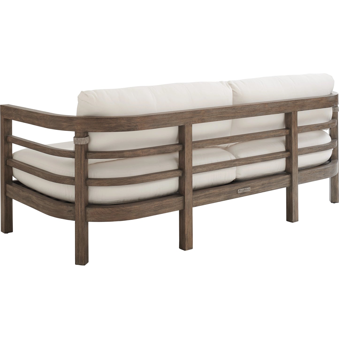 002 SI-1962956 | Additional Silo | La Jolla Sofa by Tommy Bahama Outdoor in taupe, white and taupe-gray patina. Made from unique in a modern style.