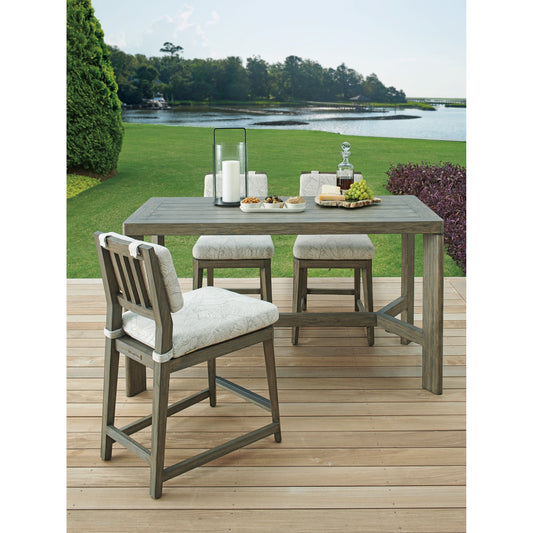 La Jolla Adjustable Bistro Table by Tommy Bahama Outdoor in vintage. Made from unique in a transitional style.