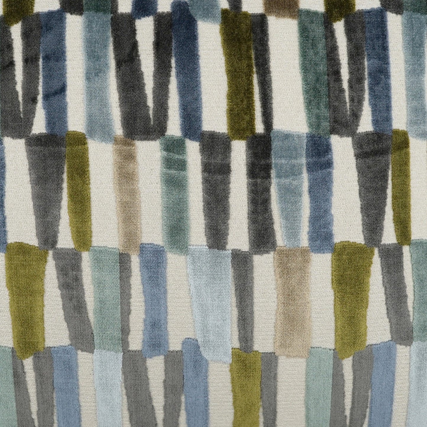 004 SI-2028681 | Closeup | Strata Throw Pillow by DV Kap Home in indigo. Made from 52% rayon, 48% polyester in a modern style.