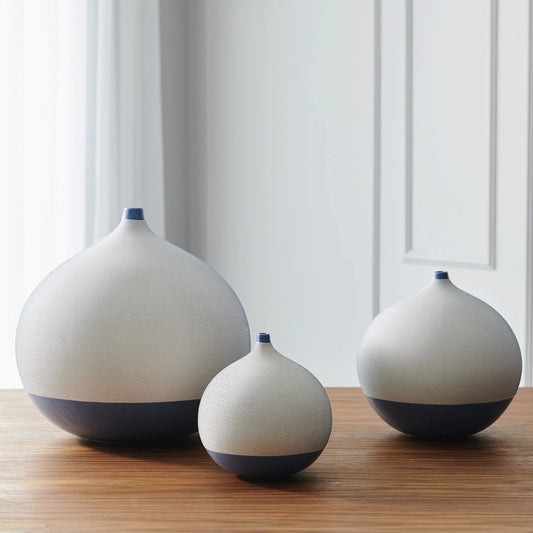 Pixelated Ball Vase by Global Views. Made from earthenware in a eclectic & global style.