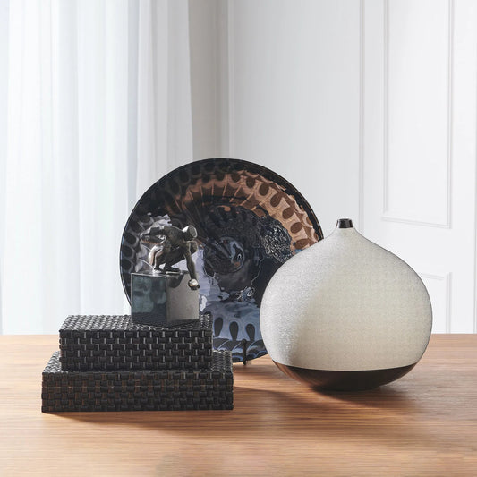 Horn Box by Global Views. Made from mdf, horn in a eclectic & global style.