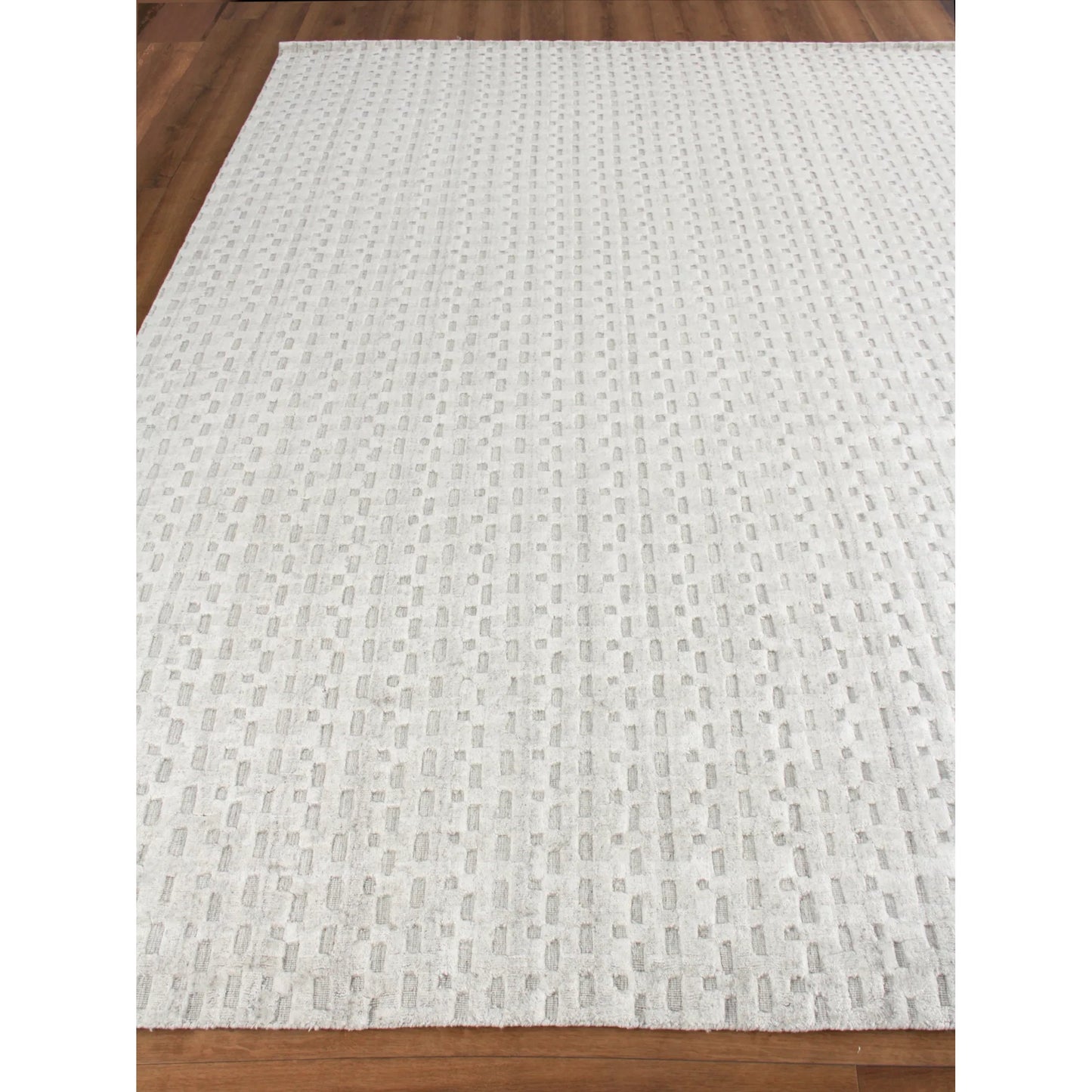 004 SI-2222007,SI-2293656,SI-2384023,SI-2384024 | Additional Silo | Monroe Silk 3970 Rug by Exquisite Rugs in ivory. Made from bamboo silk in a unique style.