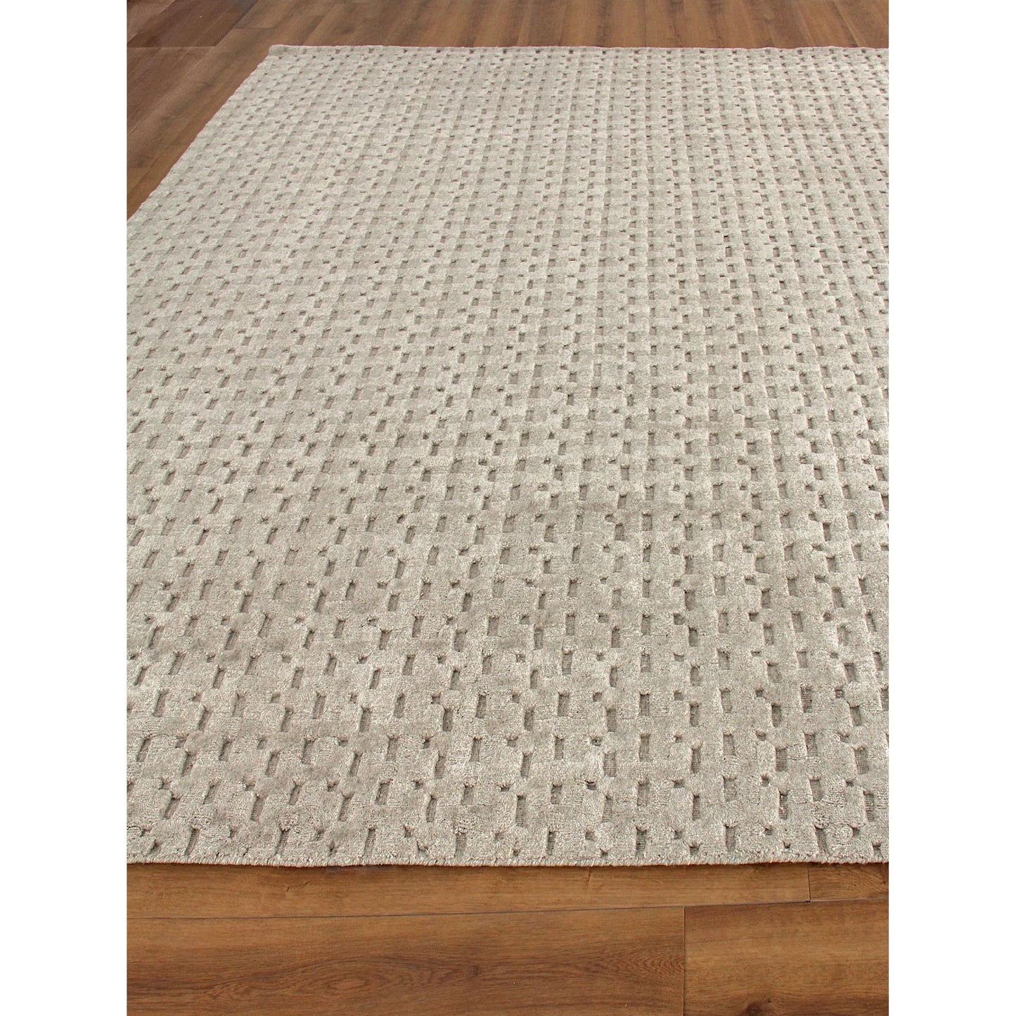 003 SI-2222008,SI-2293657 | Additional Silo | Monroe Silk 3971 Rug by Exquisite Rugs in light taupe. Made from bamboo silk in a unique style.