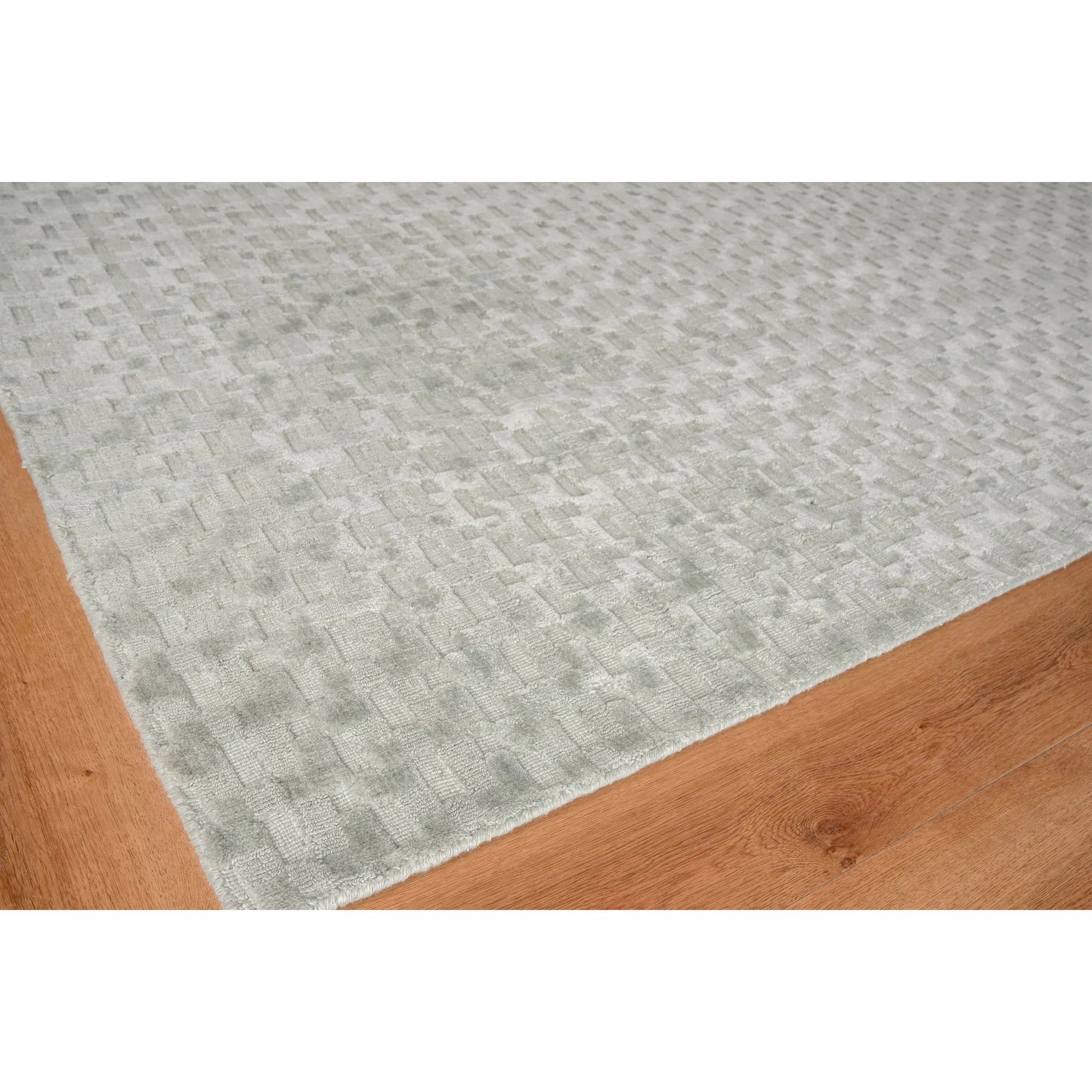 002 SI-2222009,SI-2293658 | Additional Silo | Monroe Silk 3972 Rug by Exquisite Rugs in light green. Made from bamboo silk in a unique style.