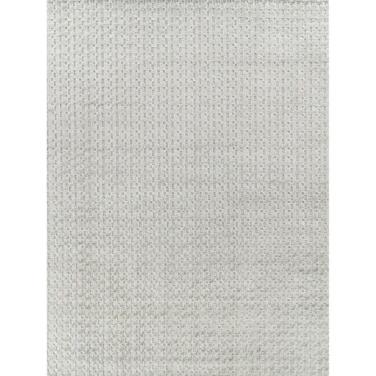 Monroe Silk Rug - Light Green by Exquisite Rugs in light green. Made from bamboo silk in a unique style.