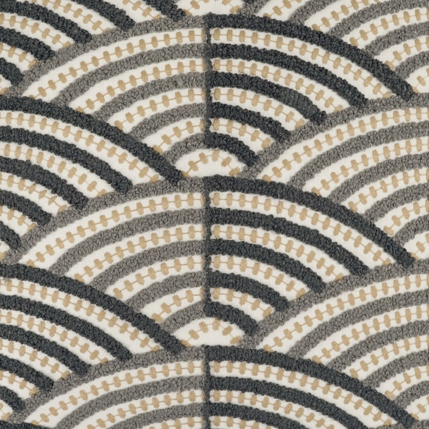 002 SI-2382231 | Closeup | Shapely Pillow by DV Kap Home in grey. Made from 52% cotton, 48% polyester in a unique style.